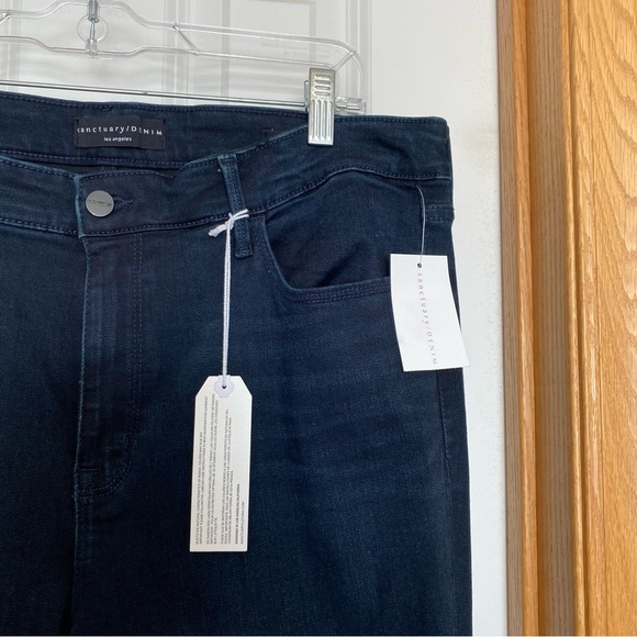 Sanctuary High Rise Demi Boot Flare Jeans in Nighthawk Size 18W - Picture 2 of 11
